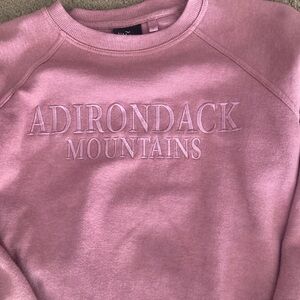 Adirondack Mountains Pink Sweatshirt